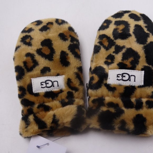 UGG FAUX FUR EARMUFF WITH EARS AND MITTENS 2-4 YRS NEW - Picture 3 of 6